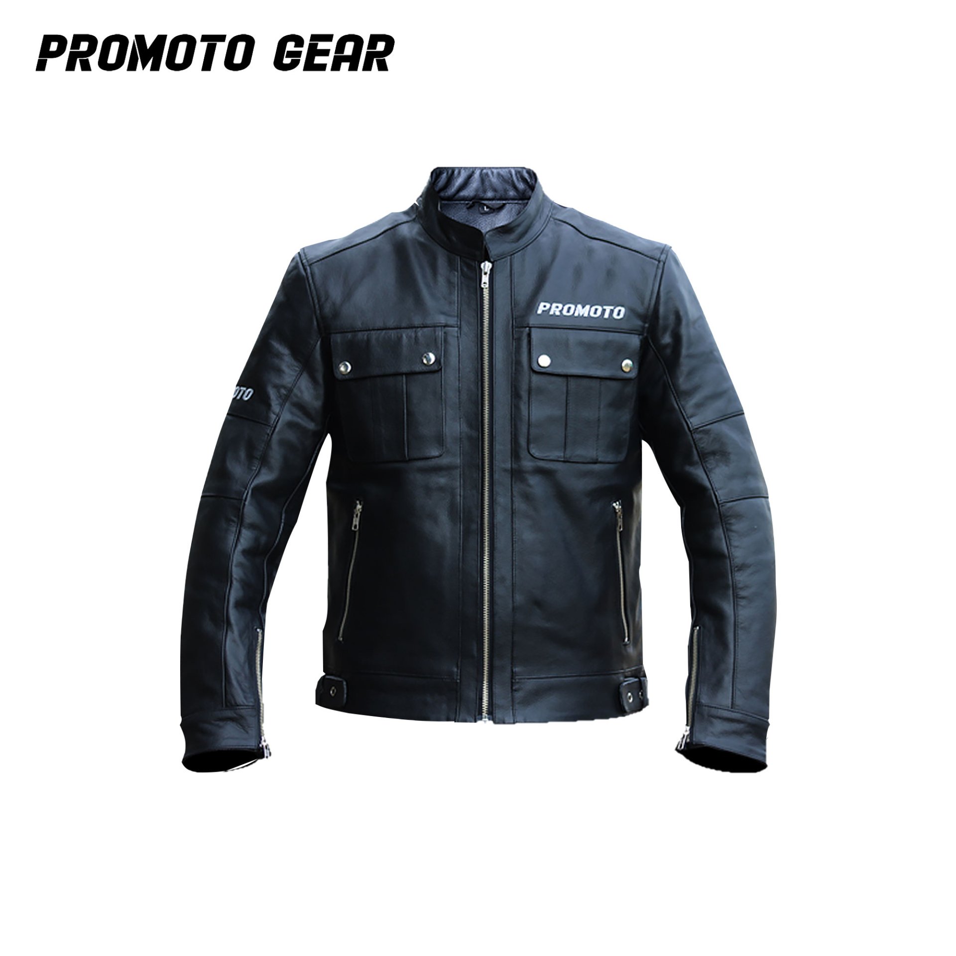 classic leather motorcycle jacket
