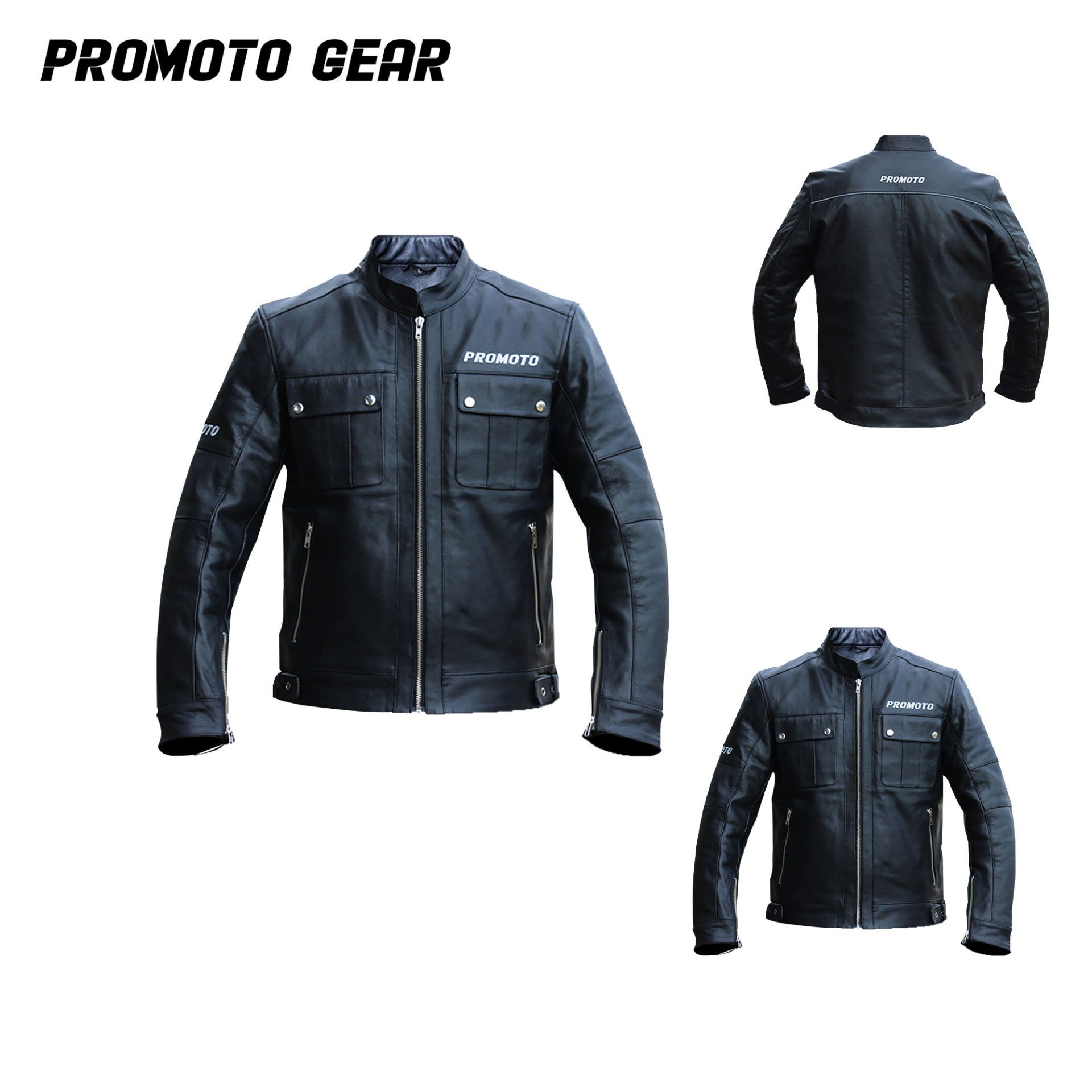 classic leather motorcycle jacket